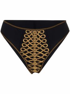 Marlies Dekkers culotte à broderies - Noir