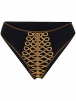 Marlies Dekkers culotte à broderies - Noir - thumbnail