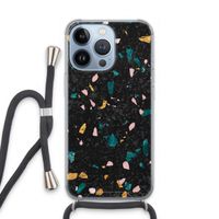 Terrazzo N°10: iPhone 13 Pro Transparant Hoesje met koord