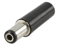 Valueline stroomstekker male pvc zwart pc-001 dc plug l=30 ex5.5/in2.1 Valueline stroomstekker male pvc zwart pc-001 dc plug l=30 ex5.5/in2.1