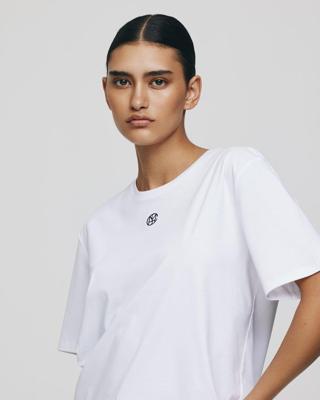 Msch Copenhagen Mschmelea Icon Tee B White Black