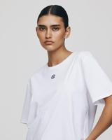 Msch Copenhagen Mschmelea Icon Tee B White Black