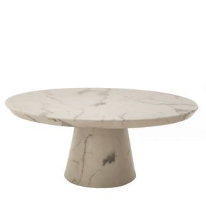 Marble Look Disc salontafel Pols Potten - wit