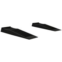 Oprijplaat auto - Oprijblokken - Autoaccessoires - Rubber - 2 delig - 70 x 19,5 x 7,8 cm