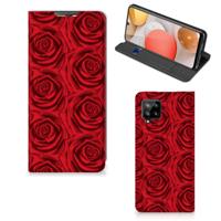 Samsung Galaxy A42 Smart Cover Red Roses