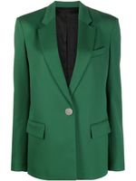 The Attico blazer à simple boutonnage - Vert - thumbnail