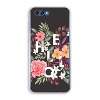 Hello in flowers: Honor 10 Transparant Hoesje