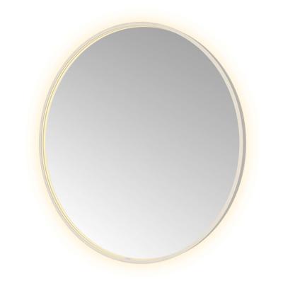 Spiegel Hotbath &MORE 100x100 cm LED-Verlichting Spiegelverwarming Rond RVS
