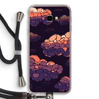 Patroon Wolken: Samsung Galaxy J4 Plus Transparant Hoesje met koord