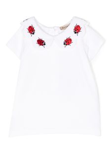 Hucklebones London blouse à col brodé - Blanc