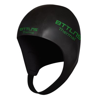 BTTLNS Neopreen thermal swim cap Zethes 1.0 groen S
