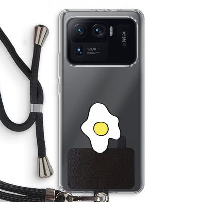 Spiegelei: Xiaomi Mi 11 Ultra Transparant Hoesje met koord