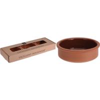 Excellent Houseware Tapasschalen terracotta 3 stuks