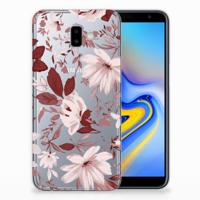 Smartphone hoesje Samsung Galaxy J6 Plus (2018) Watercolor Flowers