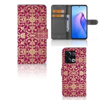 Wallet Case OPPO Reno8 Pro Barok Pink