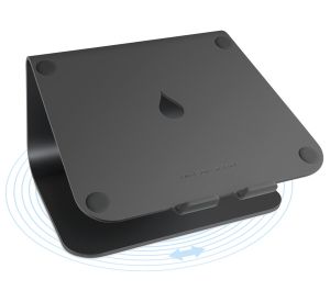 Rain Design mStand360 - drehbarer Aluminium Stand für MacBooks Notebooks bis 15 zoll Laptopstandaard Zwart 38,1 cm (15")