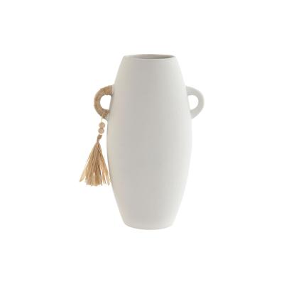 Vaas Home ESPRIT Wit Natuurlijk Keramiek 17 x 13 x 26 cm