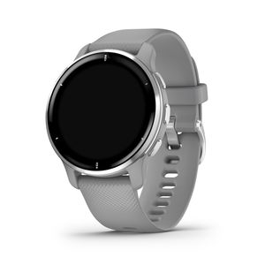 Garmin Venu 2 Plus GPS 3,3 cm (1.3") AMOLED 43 mm Digitaal 416 x 416 Pixels Touchscreen Grijs, Zilver Wifi