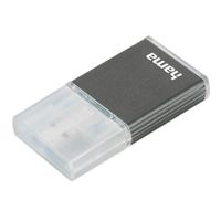 Hama USB-3.0-UHS-II-kaartlezer SD Alu Antraciet - thumbnail