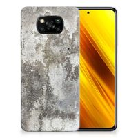 Xiaomi Poco X3 | Poco X3 Pro TPU Siliconen Hoesje Beton Print - thumbnail