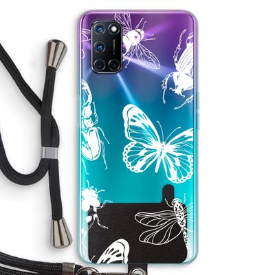 Tiny Bugs: Oppo A92 Transparant Hoesje met koord