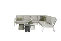 Qopps Okios loungebank met 3 Okios koffietafeltjes