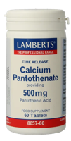 Lamberts Calcium Pantothenaat 500 mg Time Release Tabletten
