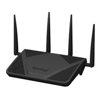 Synology RT2600AC draadloze router Gigabit Ethernet Dual-band (2.4 GHz / 5 GHz) Zwart - thumbnail