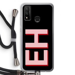 Monogram: Huawei P Smart (2020) Transparant Hoesje met koord