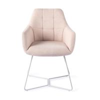 Jesper Home Noto eetkamerstoel Petal Pink beehive white Jesper Home Noto eetkamerstoel Petal Pink beehive white