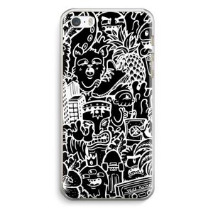 Vexx Black Mixtape: iPhone 5 / 5S / SE Transparant Hoesje
