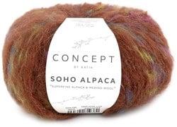 Katia Soho Alpaca 304 Roest bruin Meerkleurig