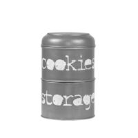 LABEL51 Opbergblik - Antiek grijs - - 17x17x27 cm