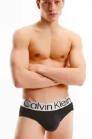 Calvin Klein 3-Pack Heren slips - Hip Brief Reconsidered Steel - Microvezel heren heupslip - Brede tailleband