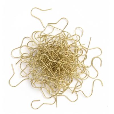 Kerstbalhaakjes - 50x st - goud - 3,5 cm - kerstboom haakjes Kerstbalhaakjes - 50x st - goud - 3,5 cm - kerstboom haakjes