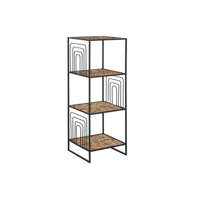 Planken Home ESPRIT Zwart Metaal Vezel 35 x 35 x 98 cm