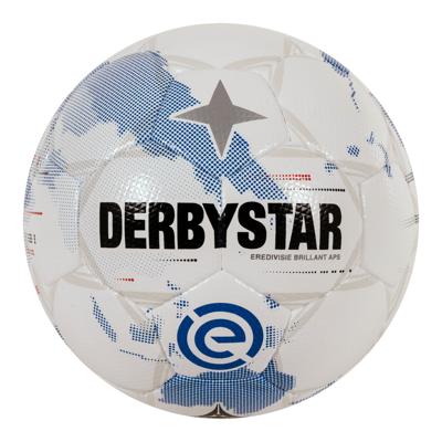 Derbystar Eredivisie Brillant Voetbal Maat 5 2025-2026 Wit Lichtblauw Zwart