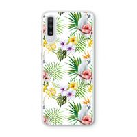Gele kuif: Samsung Galaxy A70 Transparant Hoesje