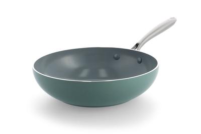 HEMA BK wokpan Ø28cm keramisch PFAS-vrij groen
