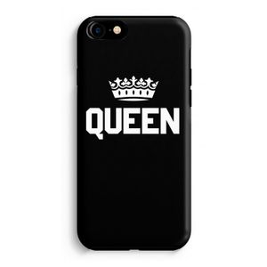 Queen zwart: iPhone 8 Tough Case