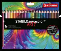 Kleurpotlood stabilo 1636 aquacolor arty 36st ass | 6 stuks