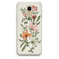 Hello bloemen: Samsung Galaxy J6 (2018) Transparant Hoesje