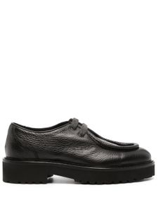 Doucal's leather lace-up shoes - Noir