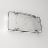 Salus Max LED Noodverlichting met Accu - Instelbaar wattage 6W/10 Watt 1000lm/1500 lumen - IP66 Waterdicht - IK08 vandalismeproof - 3 uur Noodaccu - Autotest functie