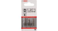 Bosch Accessoires 3X Bit Extra-Hard 0,5X4, 25 - 2607001457 - thumbnail