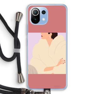 Cosy: Xiaomi Mi 11 Lite Transparant Hoesje met koord
