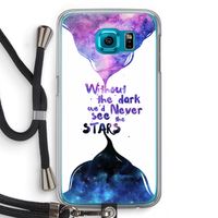 Stars quote: Samsung Galaxy S6 Transparant Hoesje met koord Stars quote: Samsung Galaxy S6 Transparant Hoesje met koord