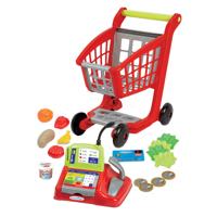 Ecoiffier 100% winkelwagen boodschappen kassa
