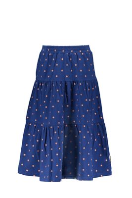 B.Nosy Meisjes rok midi - Stoere stippen en gesmokte boord - Tough stippen