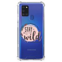 Samsung Galaxy A21s Stevig Bumper Hoesje Boho Stay Wild